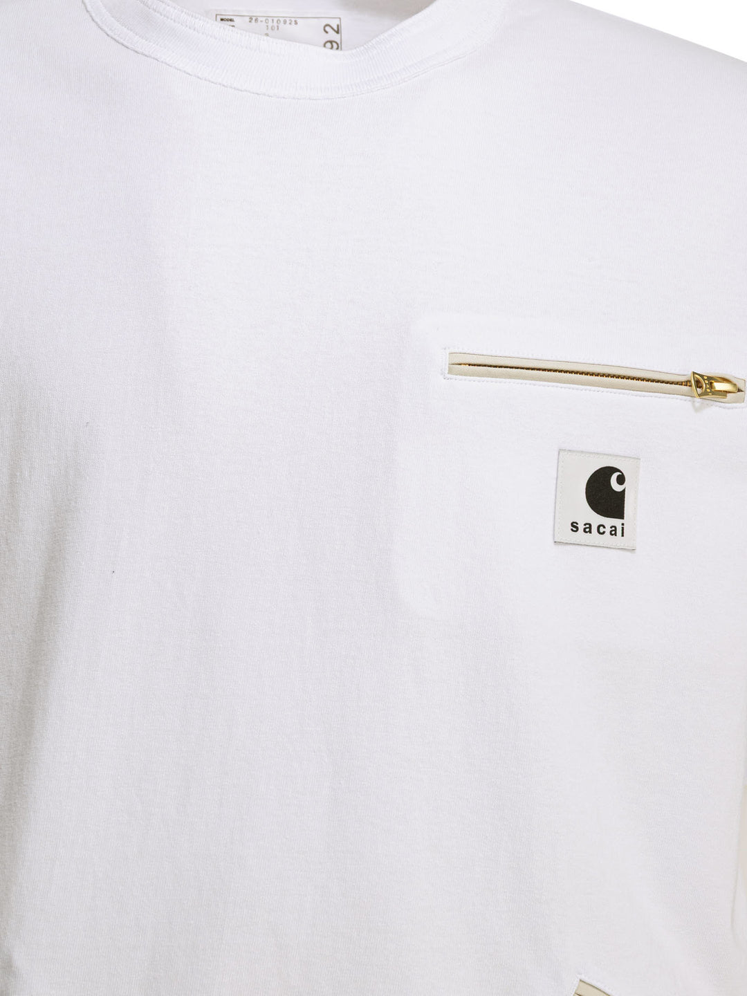 Sacai Carhartt Wip T-shirts - White | 4cd324ee7bcb68dda279723f9e11eac09b73f66a