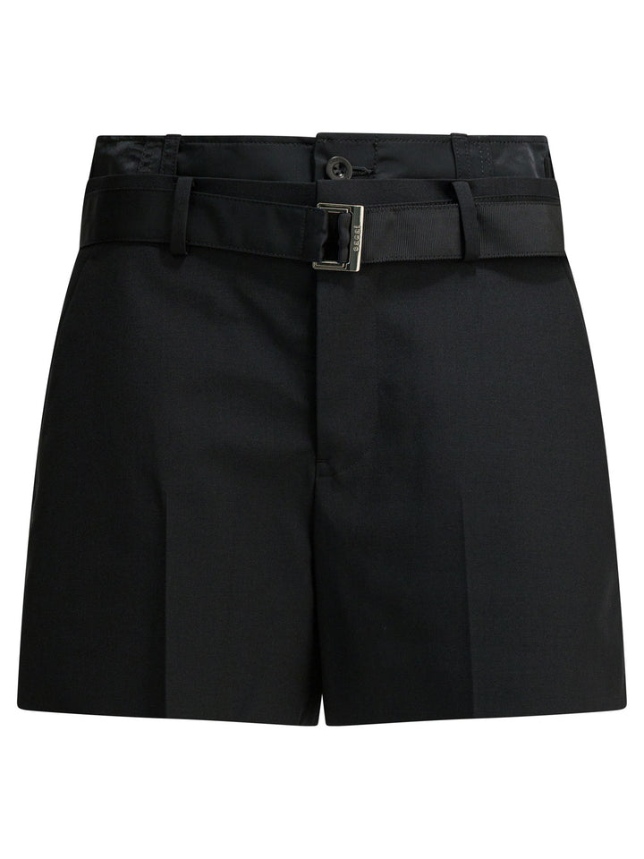 Sacai  Shorts - Black | 139393c57b17afea6b7af524a6a005f3457ffc76