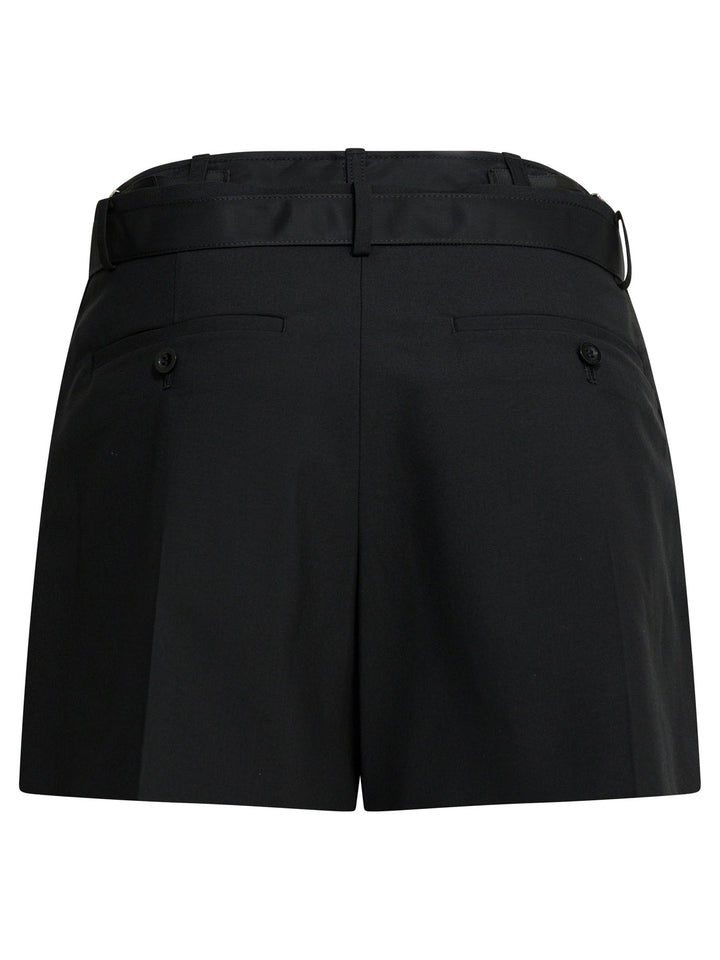 Sacai  Shorts - Black | 7160d76bd692768089d24f4a38345f0ad4c37af4