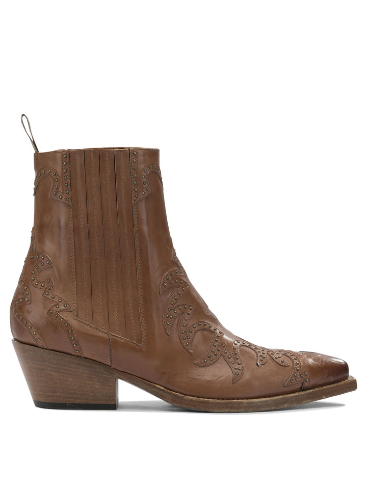 Sartore Leather Cowboy Boots Boots and Ankle Boots - Brown | d7ea278a2d9867cb0f13ddf5f45a6eeb56dfb8de