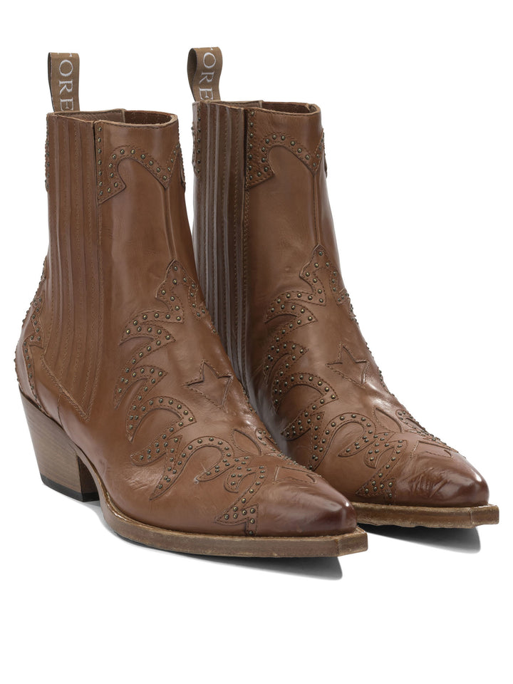 Sartore Leather Cowboy Boots Boots and Ankle Boots - Brown | 1b24e7d44eba79fd7837606ef8fad08b7eae41d9