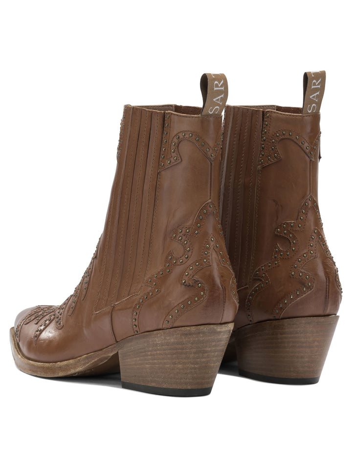 Sartore Leather Cowboy Boots Boots and Ankle Boots - Brown | d6948c9f46806b1c8f763a6f4094036b1257e0ed
