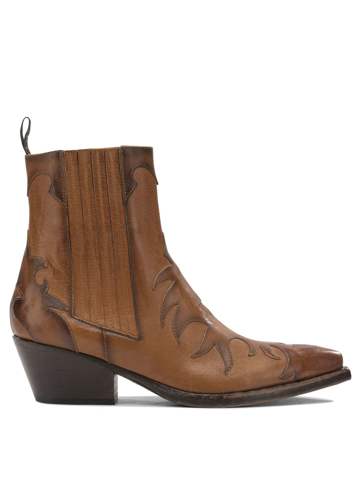 Sartore Leather Cowboy Boots Boots and Ankle Boots - Brown | 52ab92c5488616a2593b557f5388ce37c628eef8