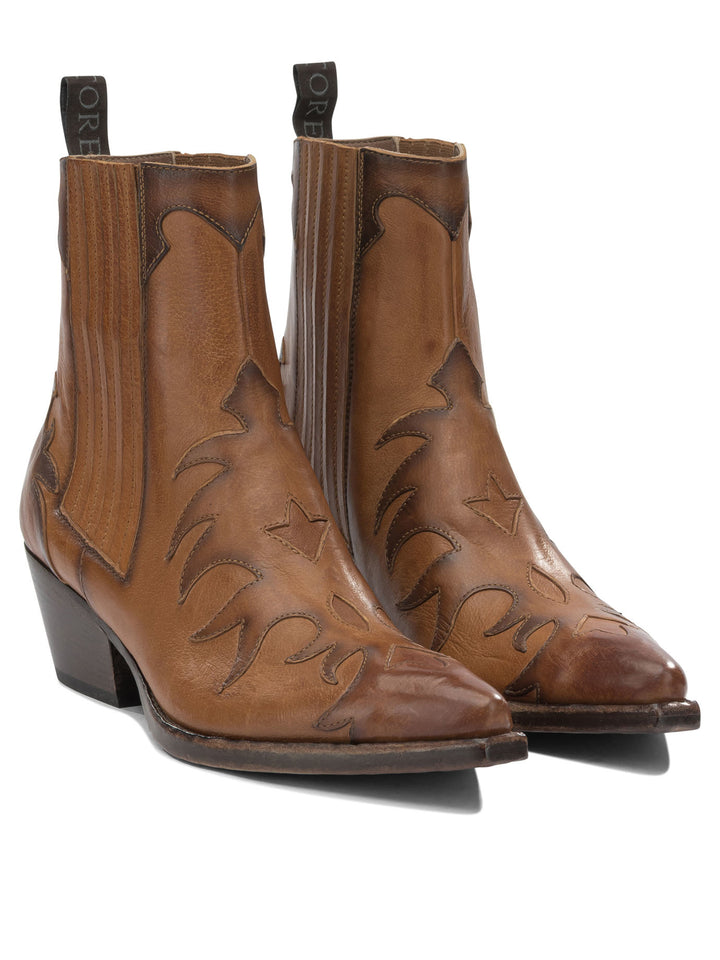 Sartore Leather Cowboy Boots Boots and Ankle Boots - Brown | 50f8456ff6327ff21724ad3239df9f73fe42eaff