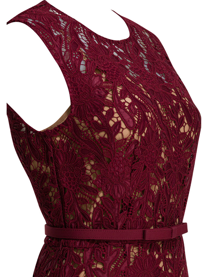 Self-Portrait Lace Sheath Midi Dress Dresses - Red | c2d4f958c9fc444f78c6b70cbf82250f8c14ca23