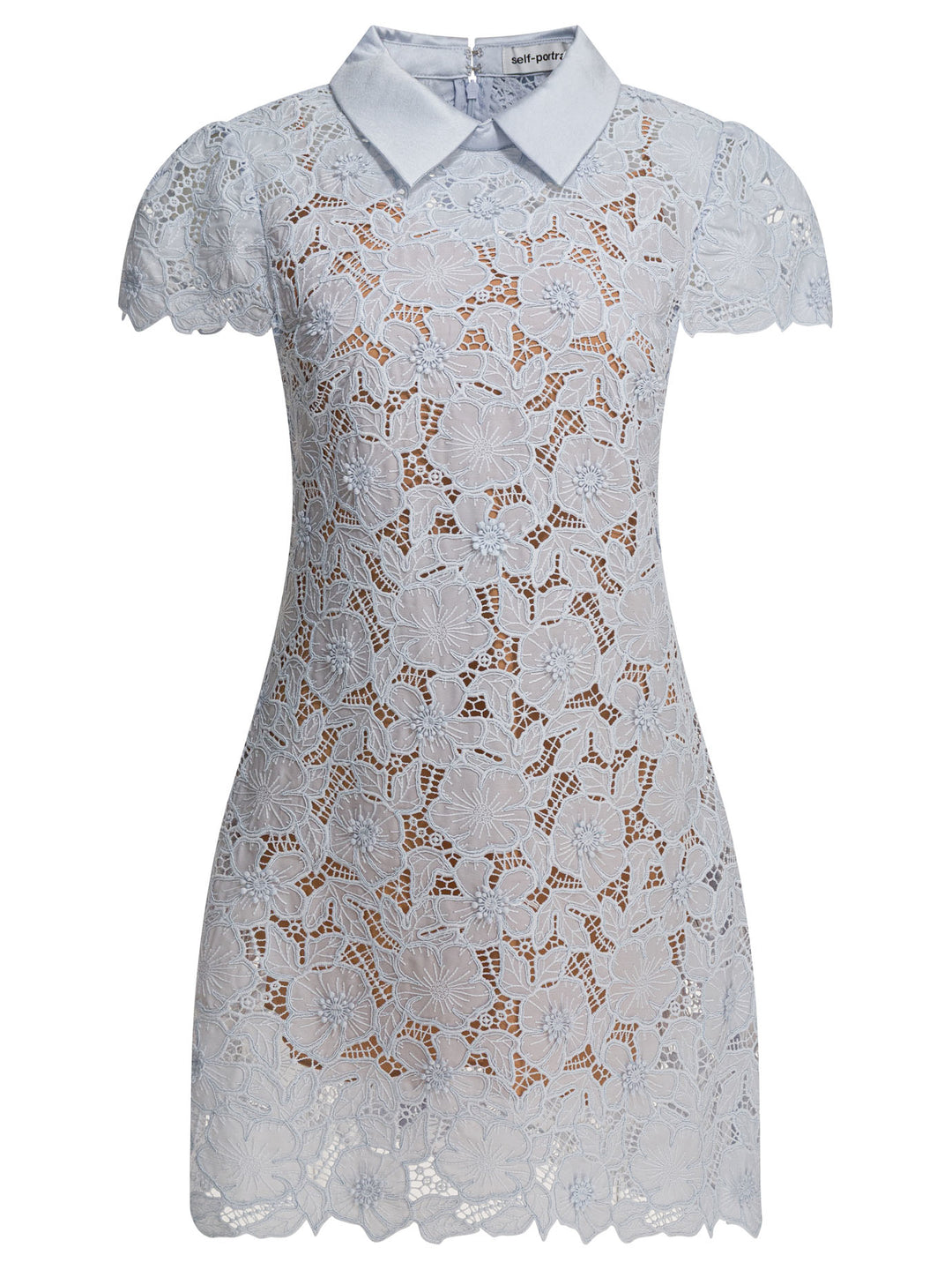 Self-Portrait Guipure Lace Dress Dresses - Blue | 8be086c645e533694e0fd4bd6ac8c3f7c274336d