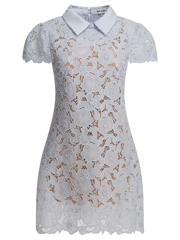 Self-Portrait Guipure Lace Dress Dresses - Blue | 8be086c645e533694e0fd4bd6ac8c3f7c274336d