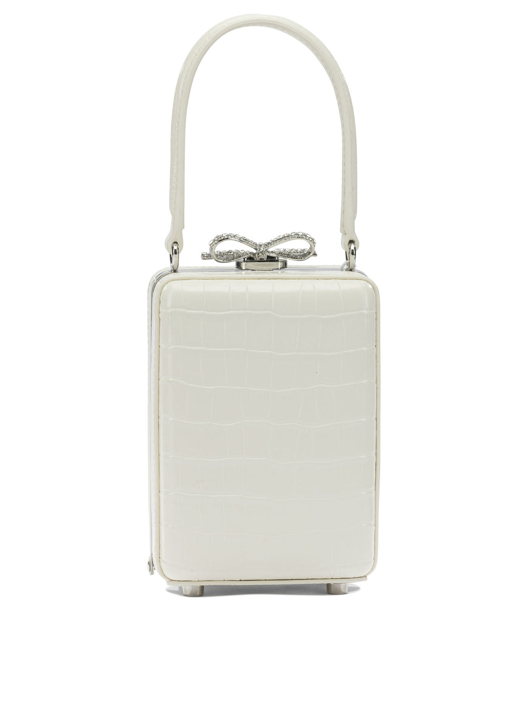 Self-Portrait Leather Mini Handbag Handbags - White | 092cb046503508a2c0da5fdf075eb84cee4851e9