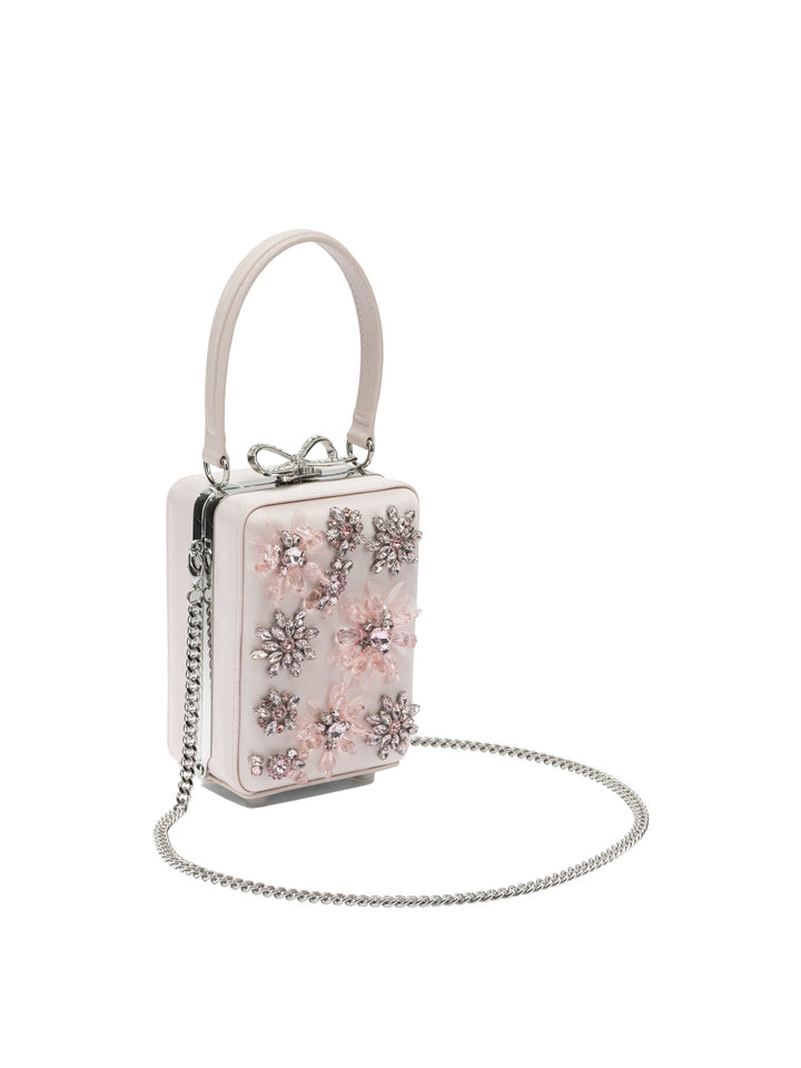 Self-Portrait Satin Mini Handbag Handbags - Pink | 0f7c80395a9cbdc3463782e6b75f785932da3d0e