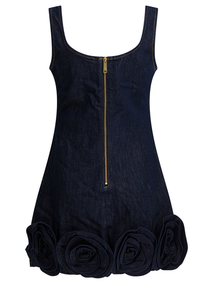 Self-Portrait Sheath Dress With 3d Flowers Dresses - Blue | 311940abbc80bcdf6e5e3b7af507735be610cd65