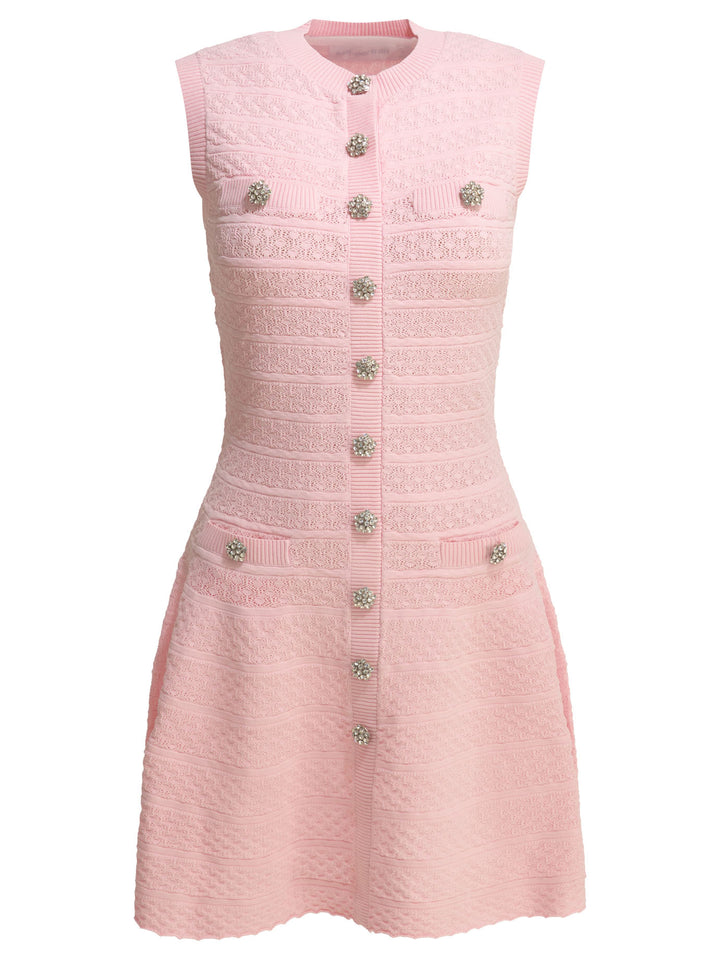 Self-Portrait Short Flared Dress Dresses - Pink | dbe8e60df8a87421e01d621ec08f2864bf21690a