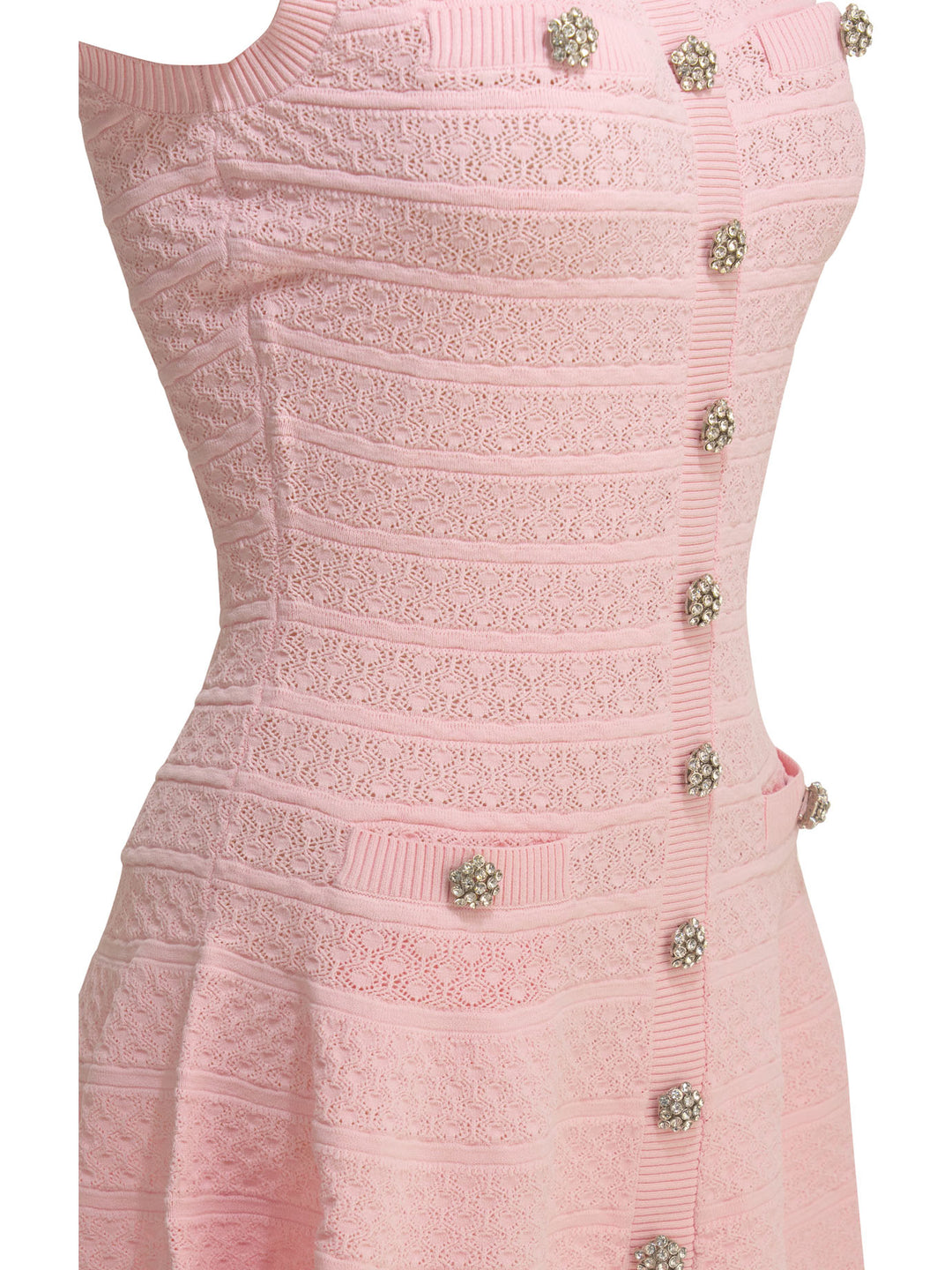 Self-Portrait Short Flared Dress Dresses - Pink | c11c17dd2f10c0da9a05ce98775c232c3cbb9e12