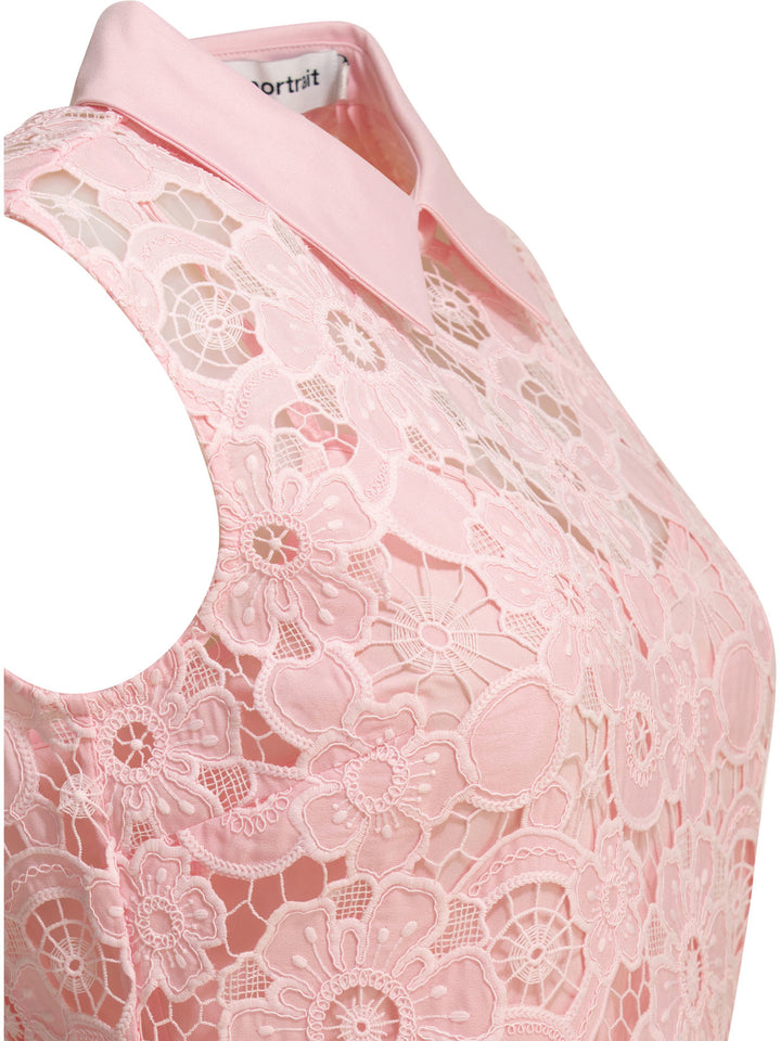 Self-Portrait Short A-Line Dress Dresses - Pink | 39396e26c2990200549ea8084b05fb44892d6a97