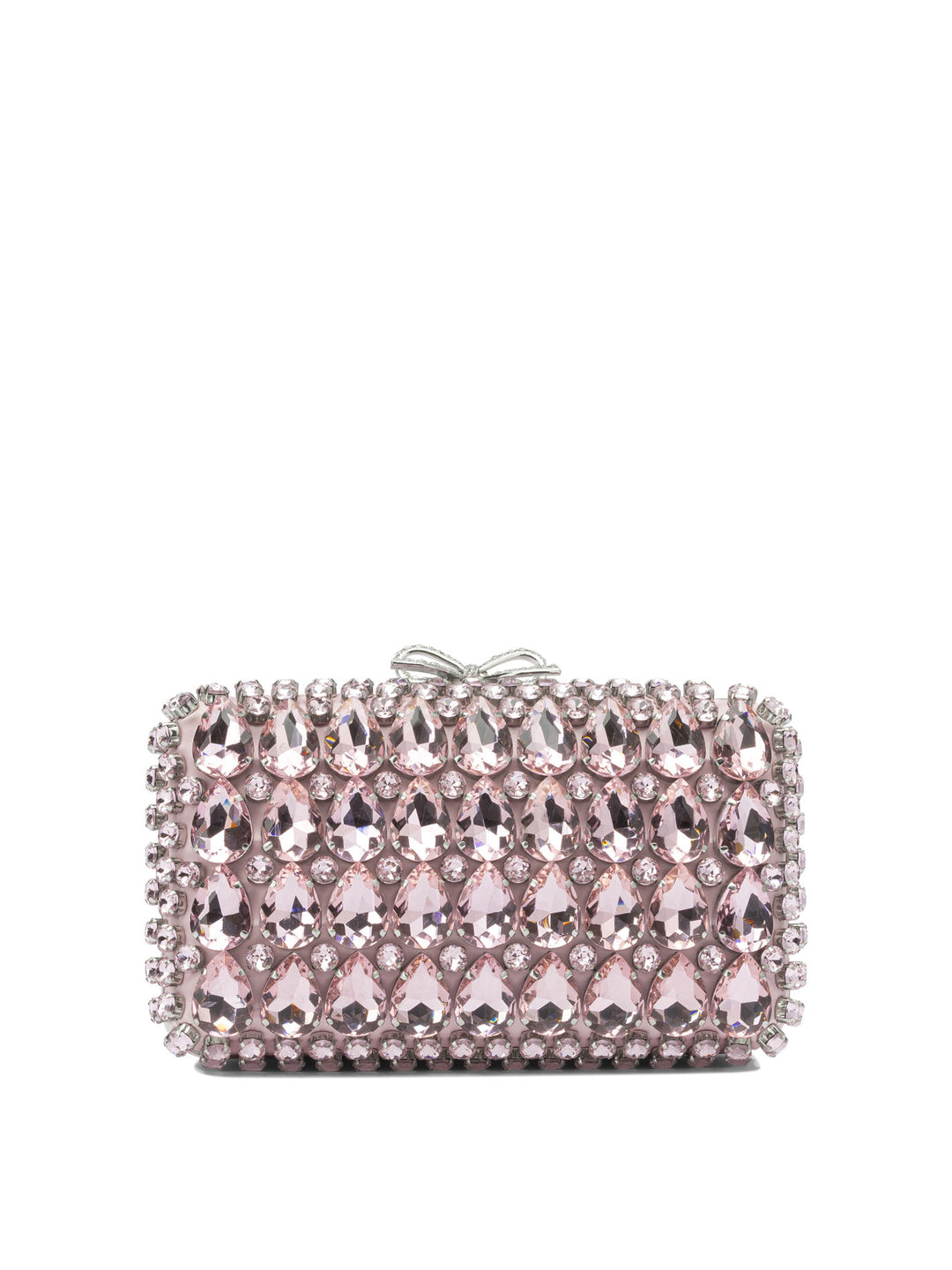 Self-Portrait Clutch With Crystals Clutches - Pink | 239e606567e41f64482b1347e293456a4a82ff64