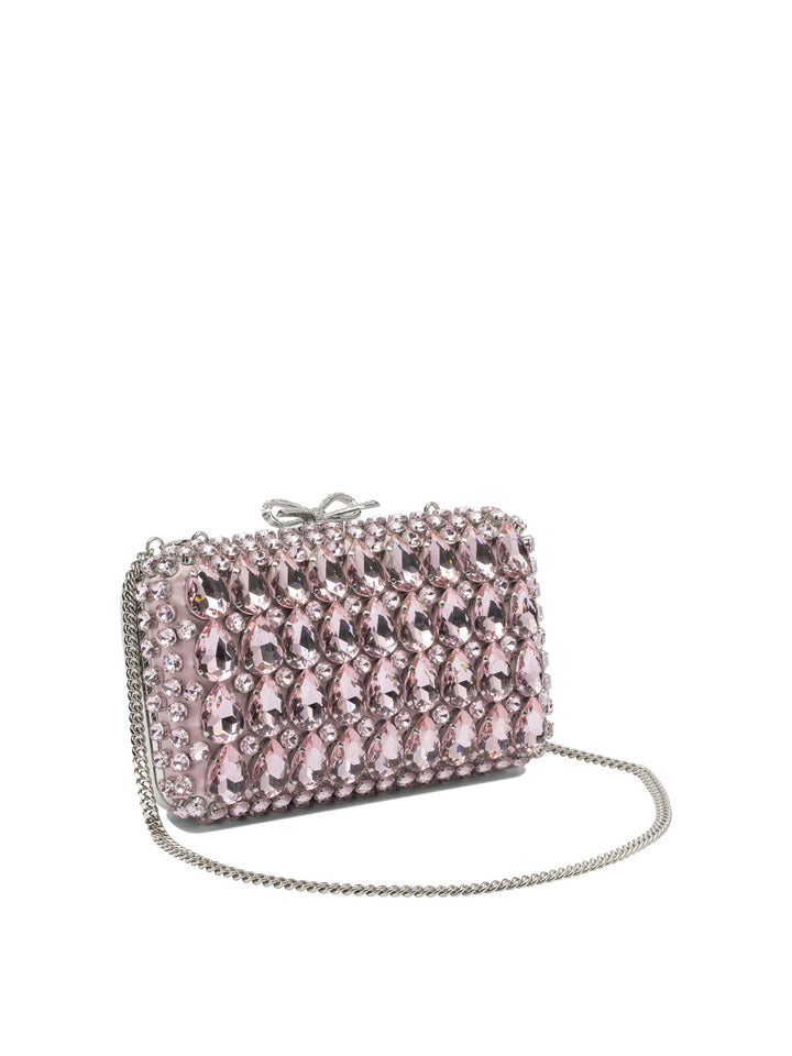 Self-Portrait Clutch With Crystals Clutches - Pink | 2f21011a91b4622471cf71f2d86ea5d99fb52af7