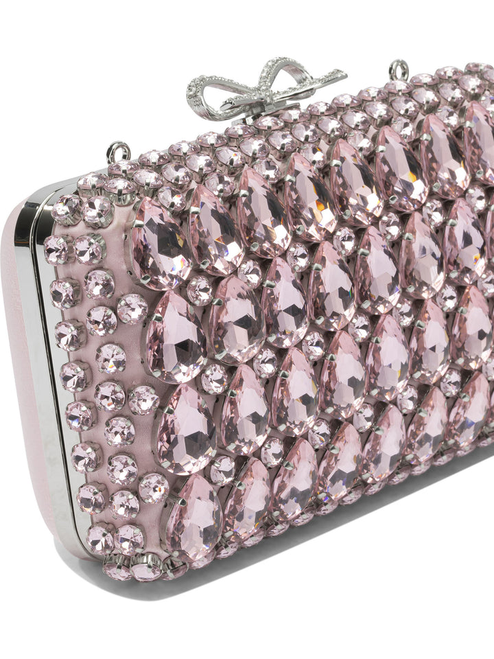 Self-Portrait Clutch With Crystals Clutches - Pink | 32e3d3f29a34bbd8998750b9edb70b8bdadf5e28