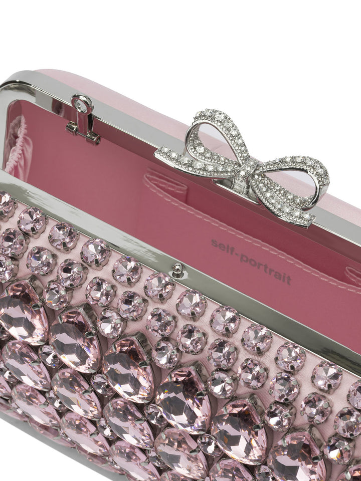 Self-Portrait Clutch With Crystals Clutches - Pink | 979c8eaf0d45deb04ba2b78584aec17faefcfa2a