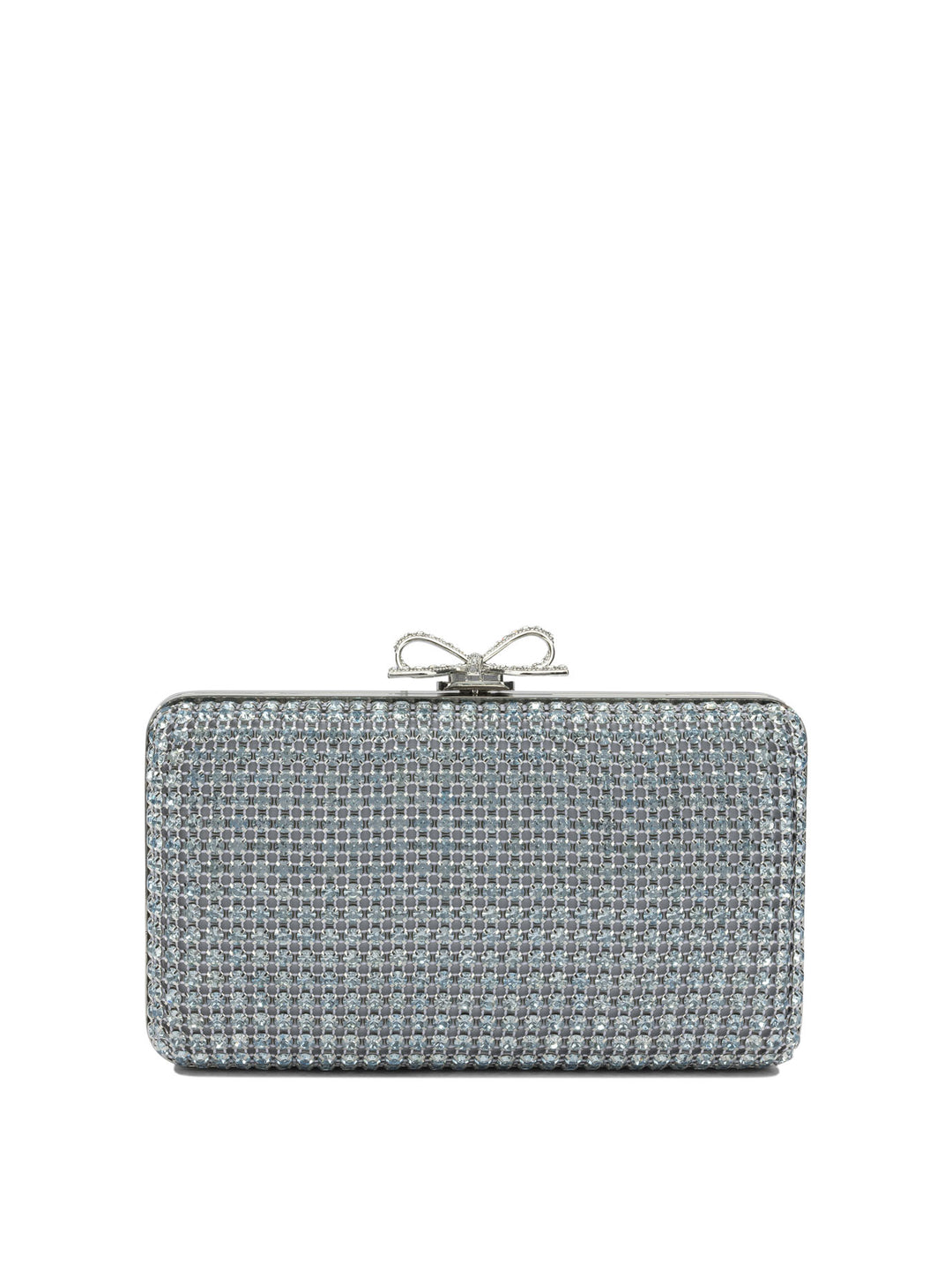 Self-Portrait Clutch With Crystals Clutches - Light blue | b91c13518df0f958f7172a4598a759af3fa6775d