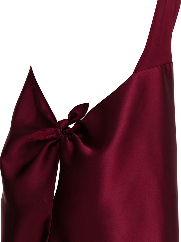 Semper Flared Dress With American Neckline Dresses - Red | 9daf28e40841392963dc2f60011d7e2429e2b6f4