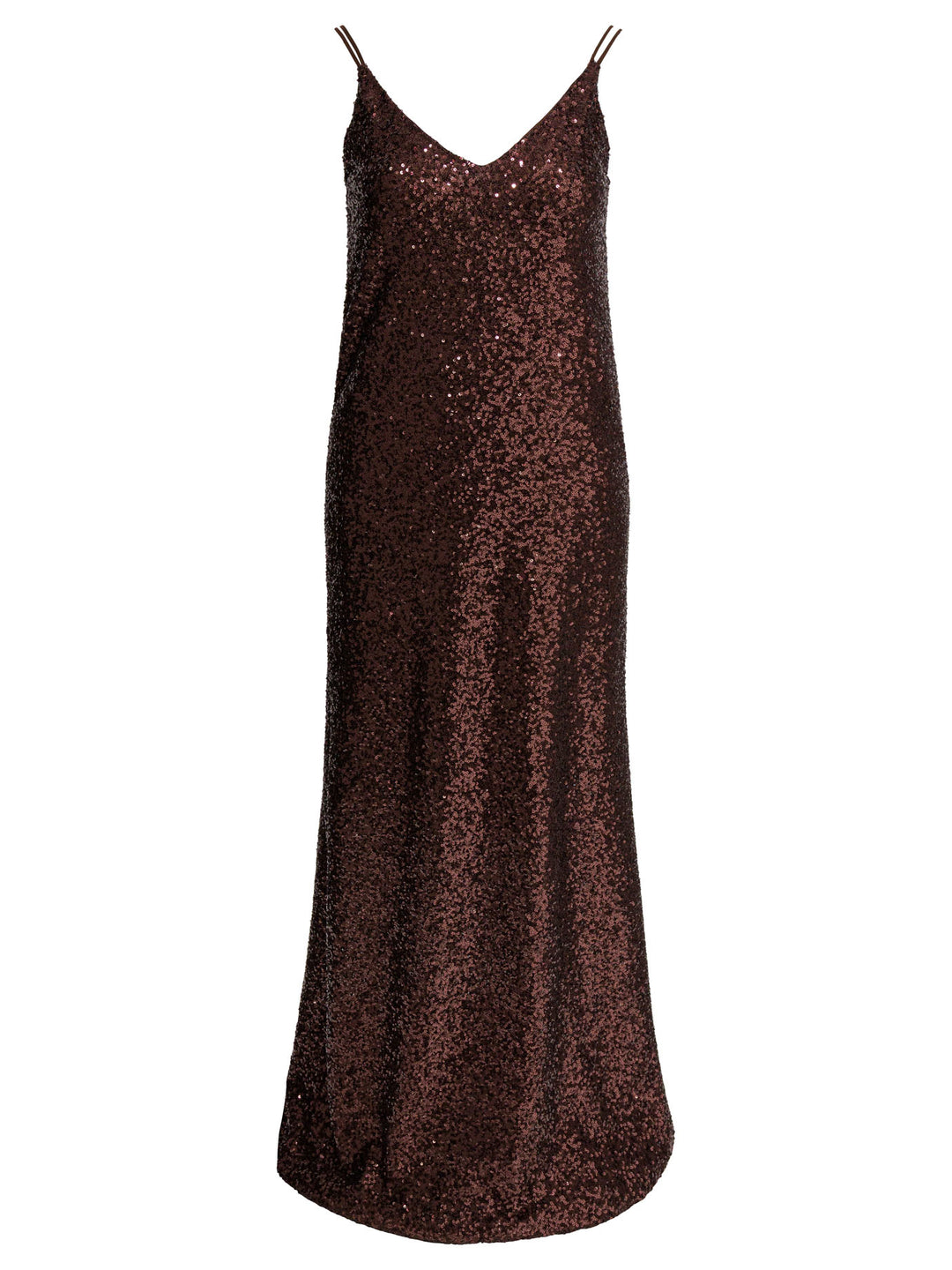 Semper Long Sequined Dress Dresses - Brown | 30afce767b19a154ccc25886995a8d658508f473