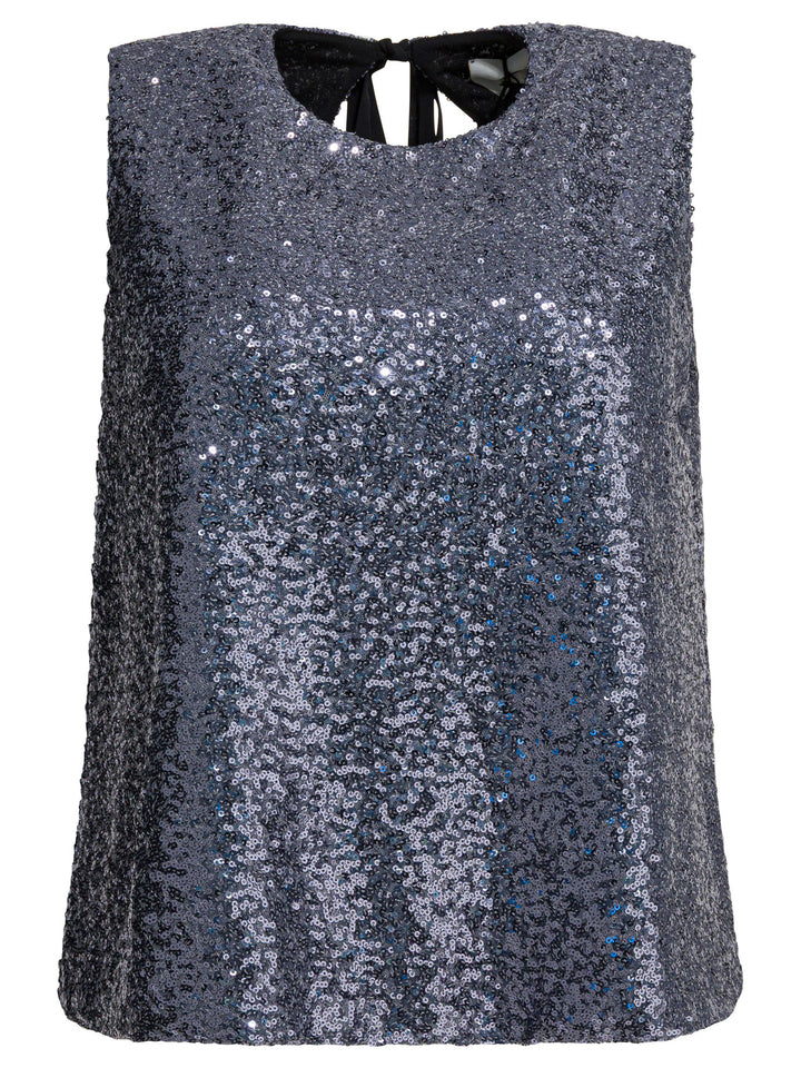 Semper Sequined A-Line Top Tops - Grey | 4d77314462cad331e343ea3c16263320e7a45313