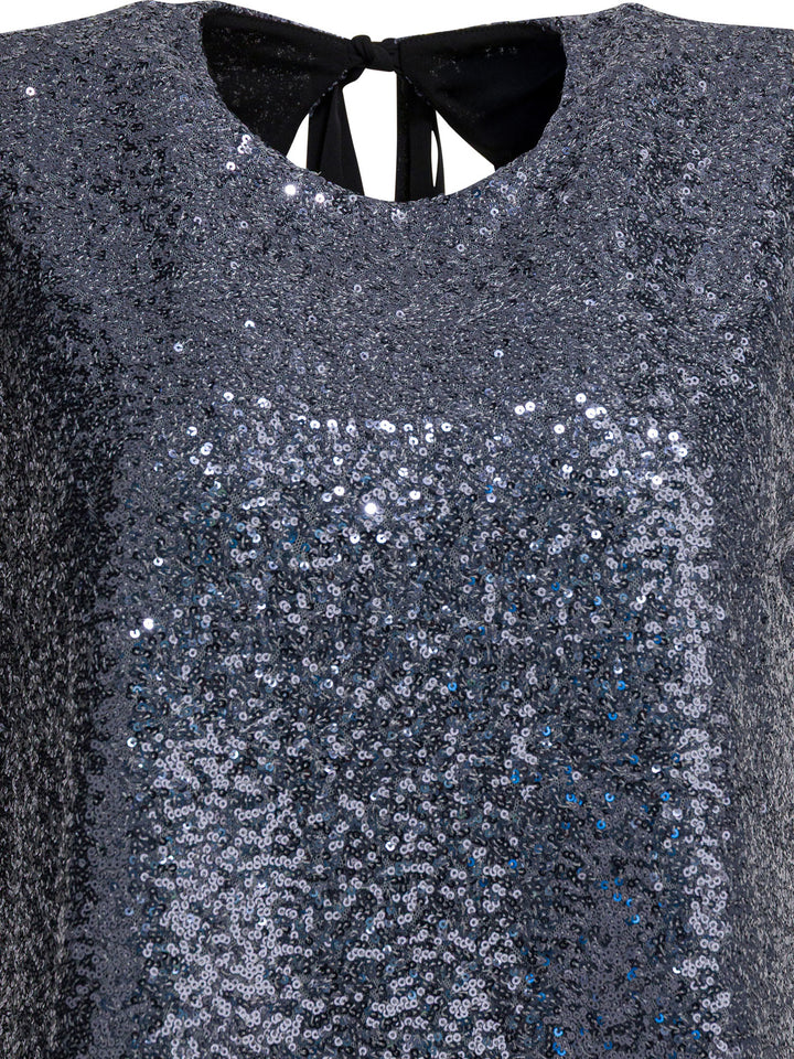Semper Sequined A-Line Top Tops - Grey | 60b4253c18b89da3956aef1930a36471c0235333