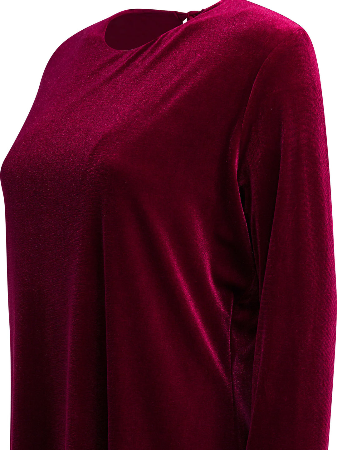 Semper Short Velvet Dress Dresses - Bordeaux | 6f51851b2675f583b62801f4dcb00c460e985270