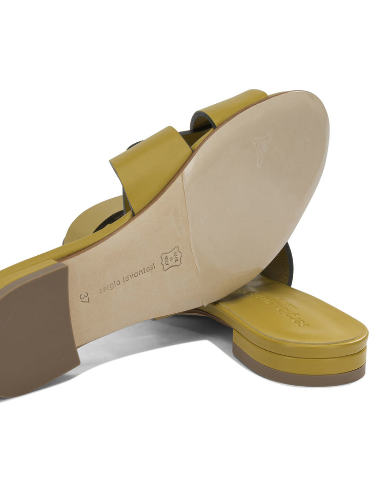 Sergio Levantesi Aria Sandals - Yellow | 322ab0179c2ad46b11e28a1606a5a863b5f0551f