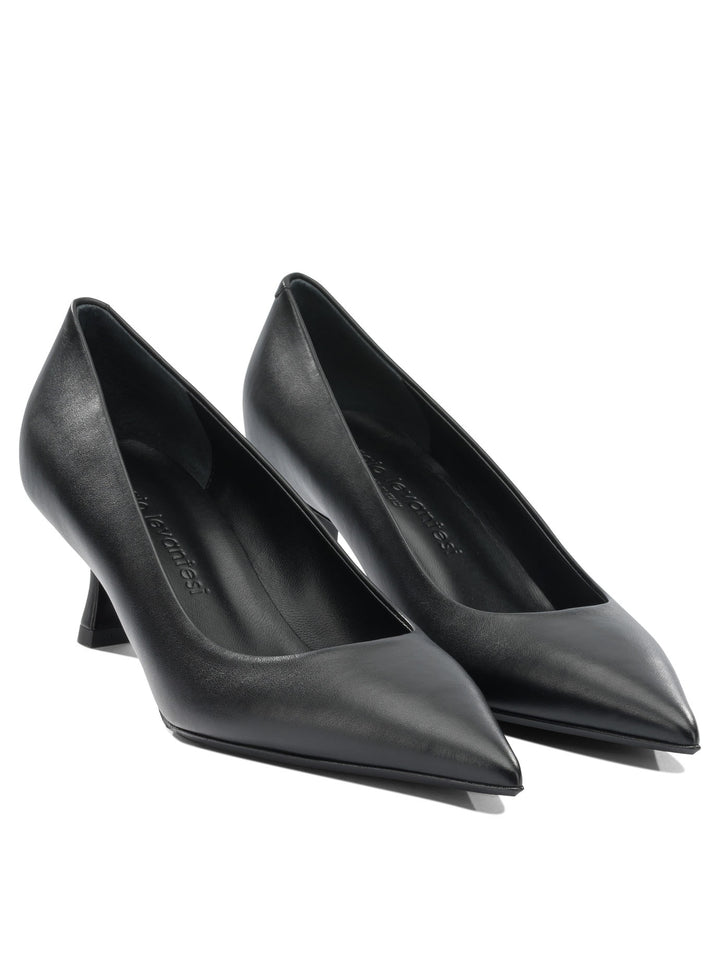 Sergio Levantesi 60mm Leather Pumps Heeled shoes - Black | bf1931bba3af956851a8b698b80c16a00dfccc23