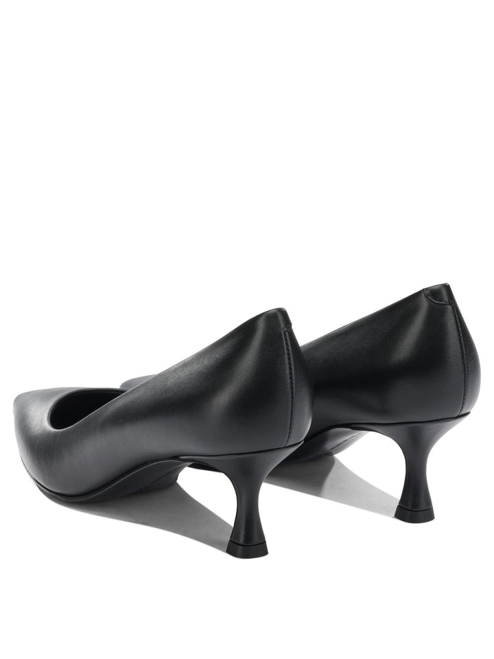 Sergio Levantesi 60mm Leather Pumps Heeled shoes - Black | 3b32093274d856135e8c903a08af1a2d95073950