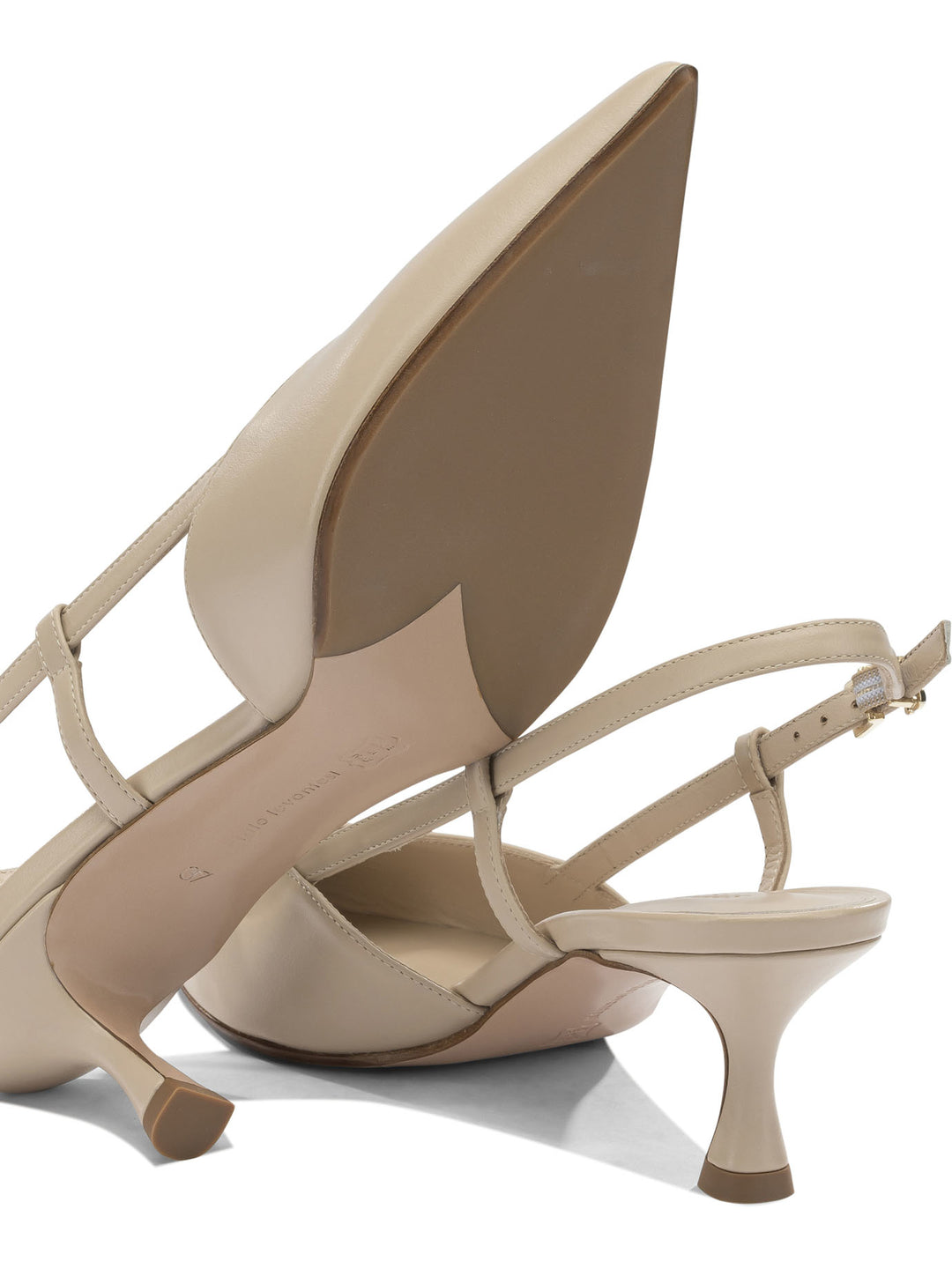 Sergio Levantesi Elsa 50mm Heeled shoes - Beige | ca44166006a73d27ba116004a90e179afc722d39