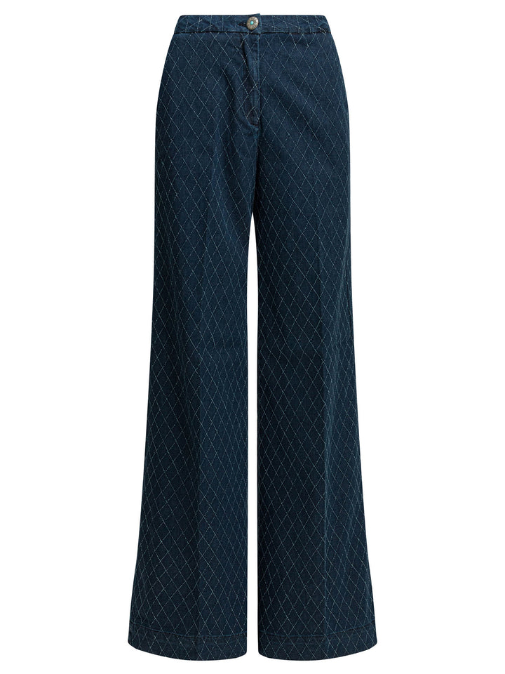 Shaft Jeans Flare Pin Diamond Jeans - Blue | 3d883d16a803033ef2f5c734db51c7e895d727b6