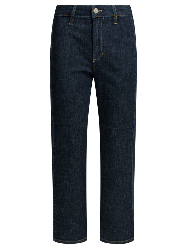 Shaft Jeans Used Linen Jeans - Blue | cf13d949fc5e18ef1fe1ceeb8568c97d6fb00fd8