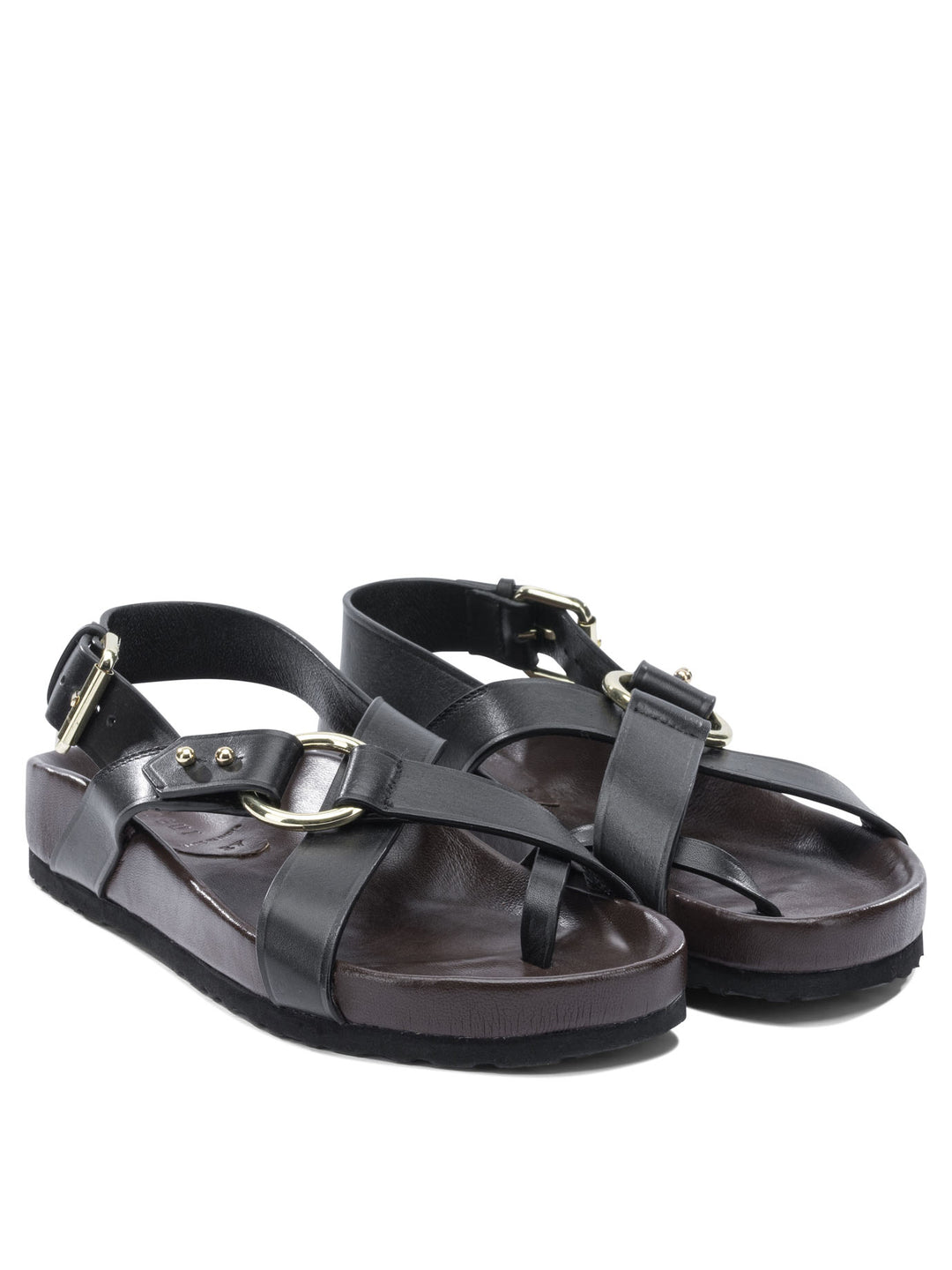 Soeur Mexico Sandals - Black | 723b6e3fe6b8f03b27dd4bcfbc58a6d9b53f276d