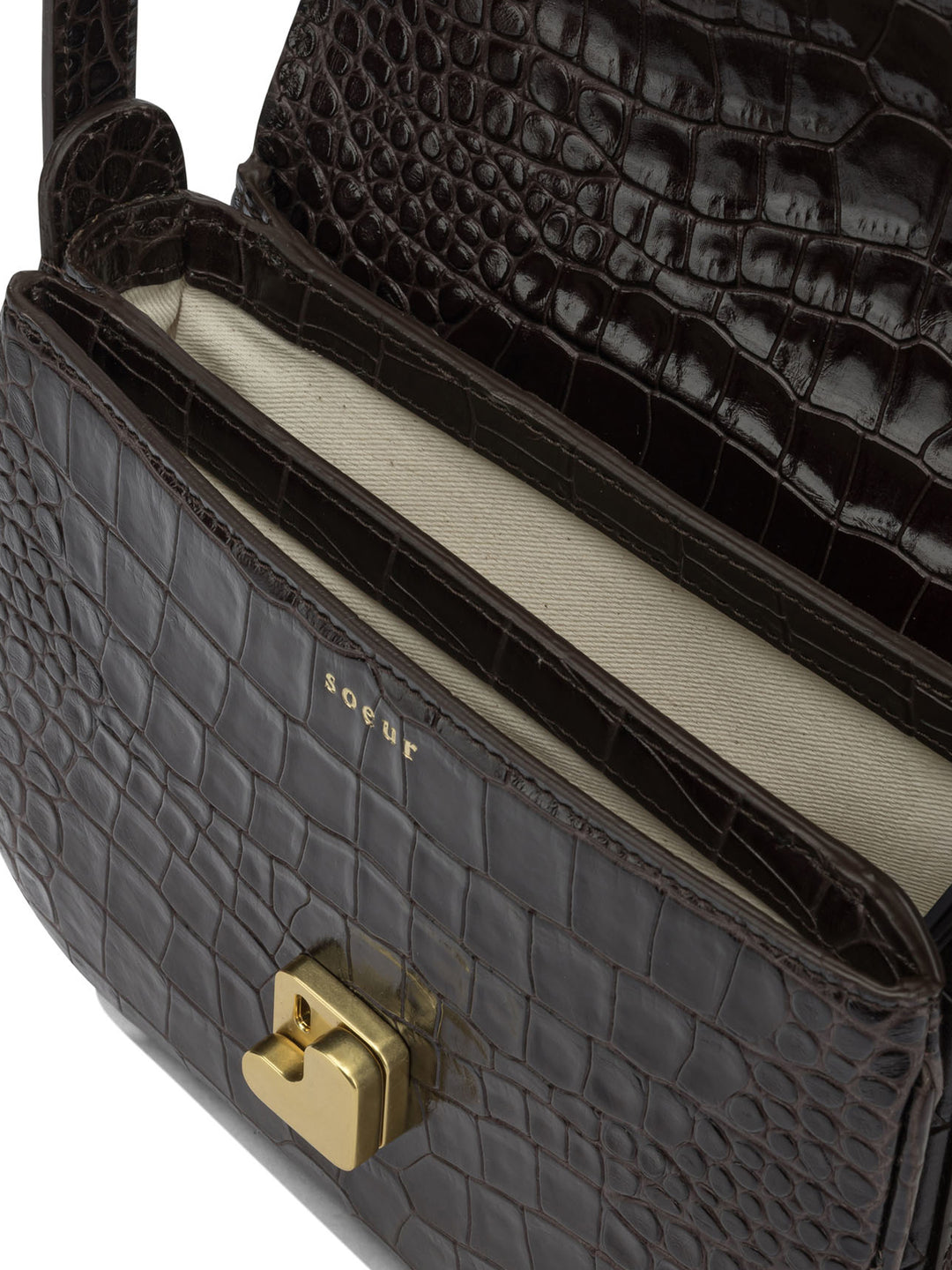 Soeur Bellissima Mini Crossbody Bags - Brown | 4463ed6a70b06f0f1dc4c323f9cd1e8c5cff9eeb