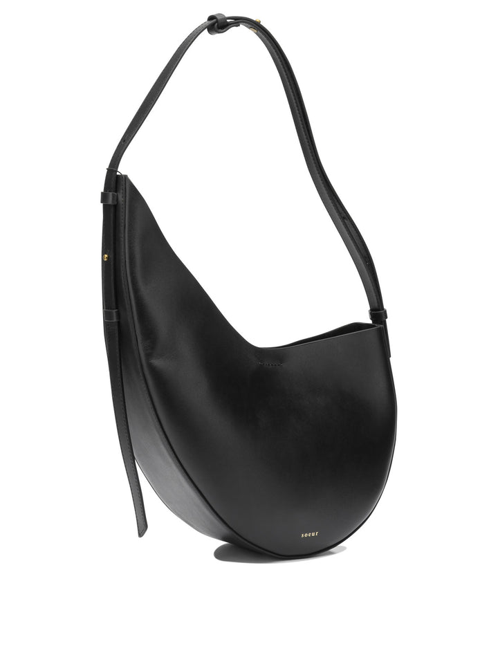 Soeur  Shoulder Bags - Black | 6616035737b39f184c80d29b04049355eb5c74a9