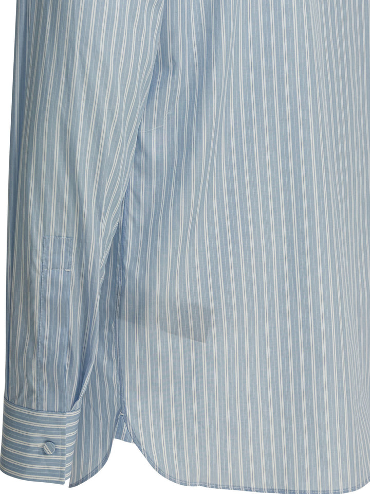 Tom Ford Twill Stripe Shirts - Light blue | 6301ce544dc996b056549220d76419dfd8661cd9