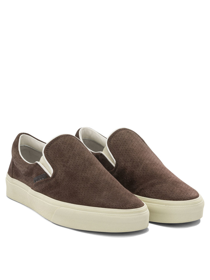 Tom Ford Jude Sneakers & Slip-On - Brown | 532056d3567373600acf3d6cbe6f923298bb9431
