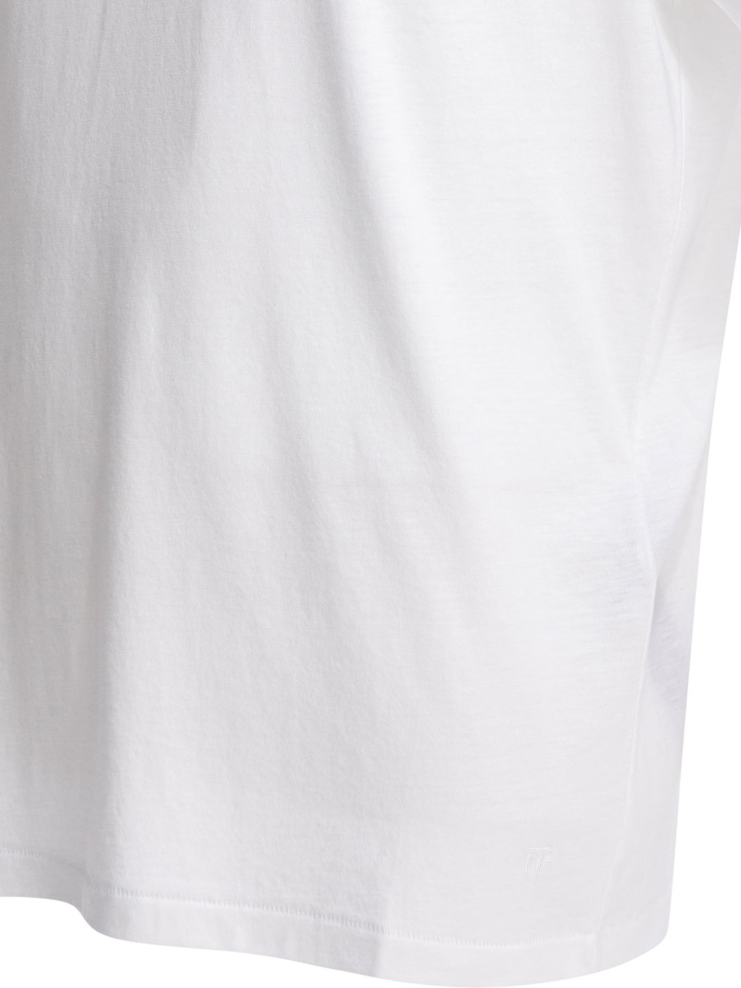 Tom Ford Lyocell And Cotton T-Shirt T-shirts - White | 51c0d132defecad9d683aca70eb6c7bf991a9a7b