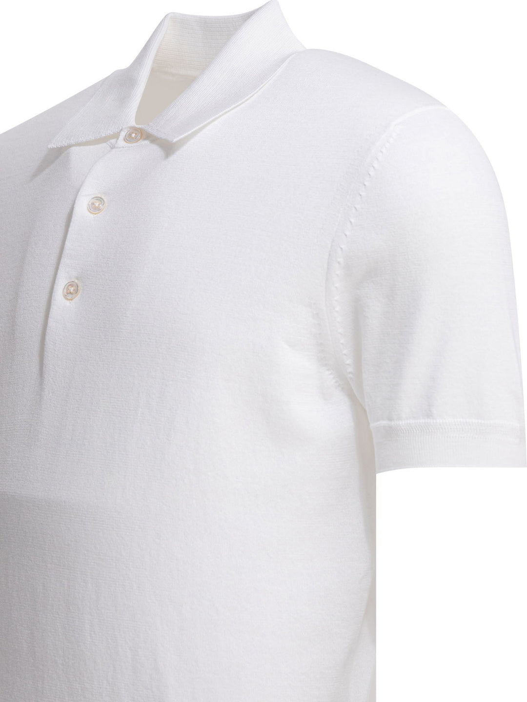 Tom Ford Cotton Knit Polo Shirt Polo shirts - White | 318920f78de115d0862e5f141bb1580a2c1da3b7