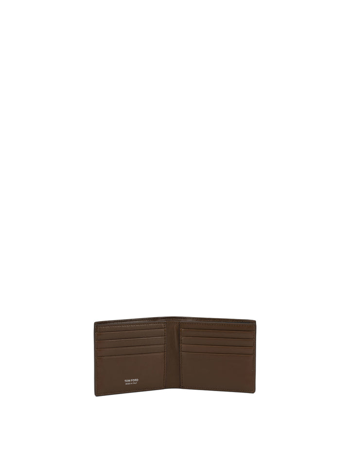 Tom Ford Crocodile Print Leather Wallet Wallets & Card holders - Brown | 5d9a511b95d916120d8c2c96af3556947222ffce