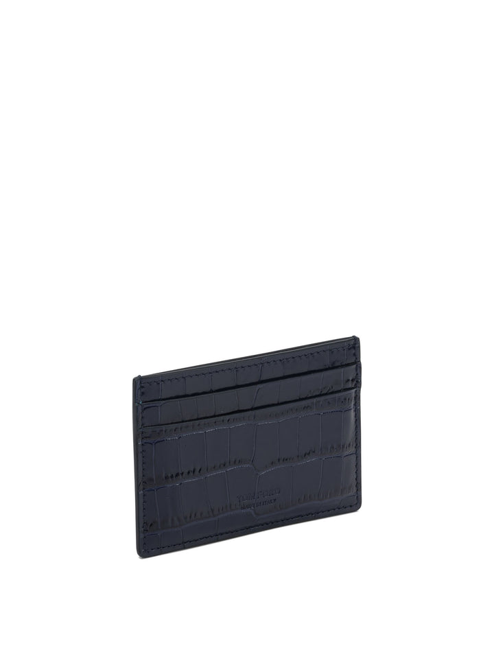 Tom Ford Exotic Line Wallets & Card holders - Blue | 6872900d45e426d16242fa94813385e97de55b85