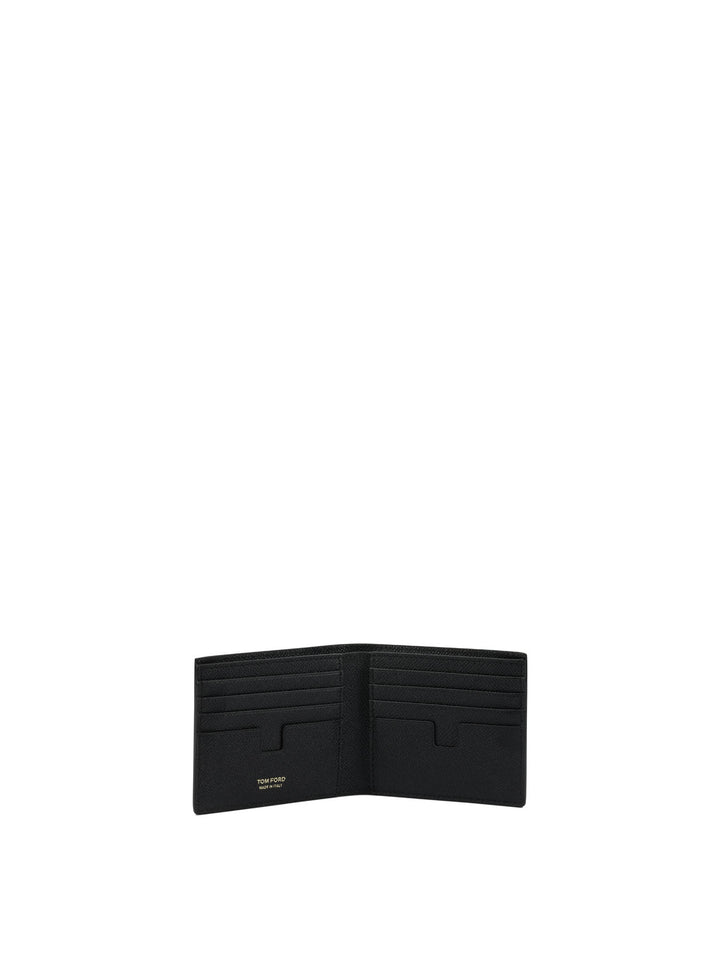 Tom Ford Small Grain Leather Bifold Wallet Wallets & Card holders - Black | 9a8d660811f88efa97f0526e3205ccf2cf1cde2c