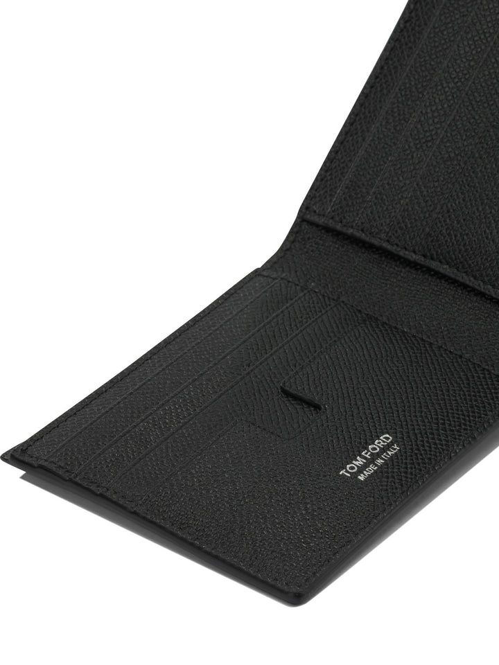 Tom Ford Small Grain Leather Bifold Wallet Wallets & Card holders - Black | 43c1157f44a4951ef919dffb213b838e40a0f526