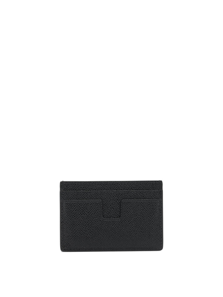 Tom Ford Small Grain Leather Card Holder Wallets & Card holders - Black | c51f17e1d40615b5382454be875283415b9907a4