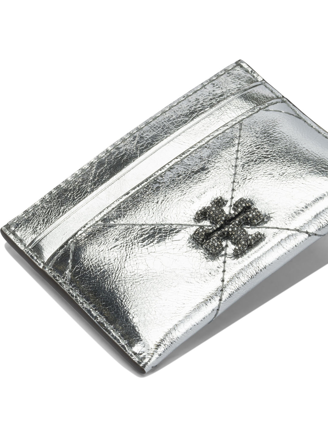 Tory Burch  Wallets & Card holders - Silver | dc406fbf86359aa653a1fa4e0c3cb3b844a32937