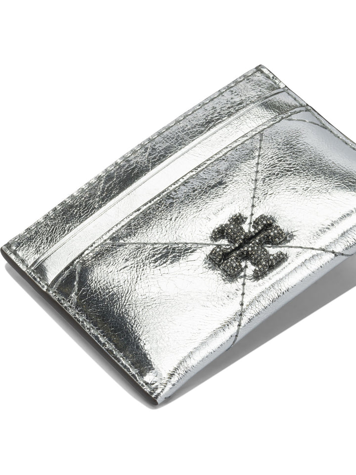 Tory Burch  Wallets & Card holders - Silver | dc406fbf86359aa653a1fa4e0c3cb3b844a32937