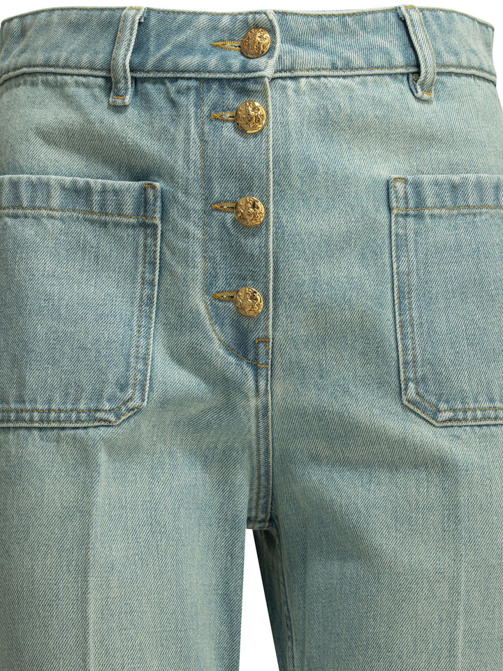 Valentino Straight-Leg Jeans - Light blue | 0a0607f24194f1ff0016daf50c8463933ef155ac