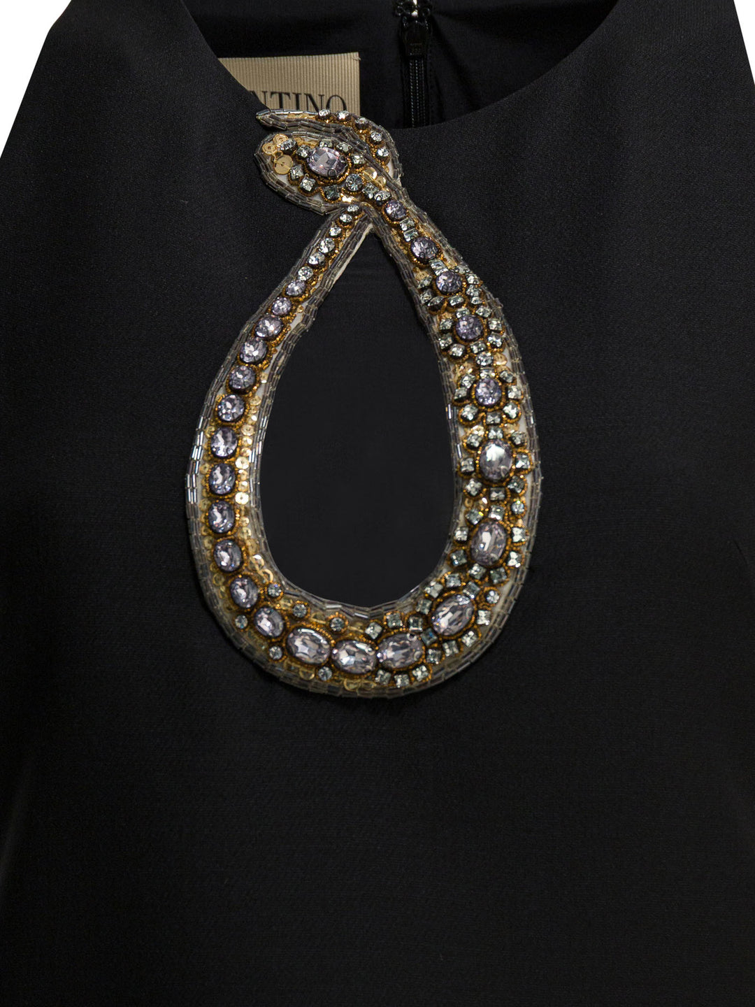 Valentino Short Flared Dress Dresses - Black | d81a956006ae64b6b7b0ff03e43d32aeb90ff711