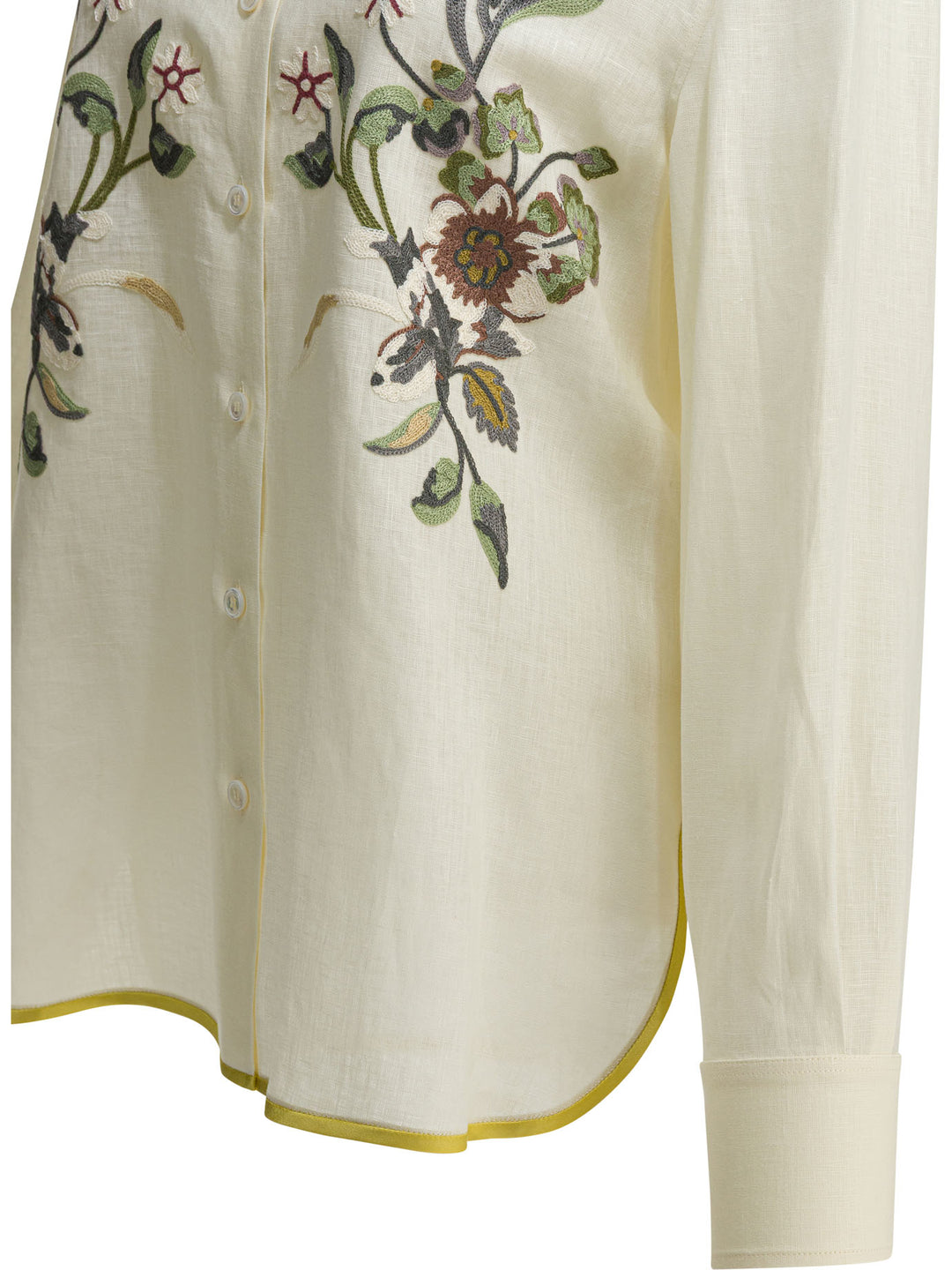 Valentino Embroidered Casual Shirt Shirts - White | 80ea068cfa3e3b32e41ad4ec7bcd13c149c52a16